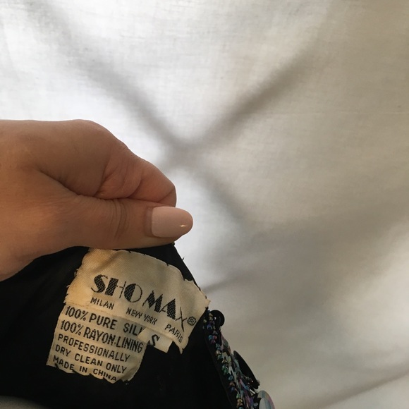 Black Sequin Sho Max Dress Size 4 - Picture 3 of 8